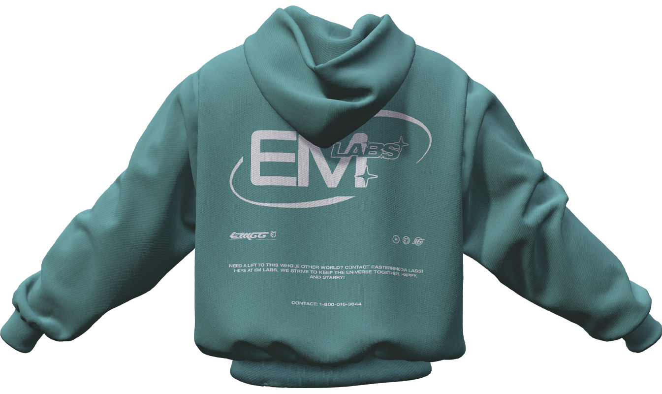 EM LABS Logo Oversized Hoodie